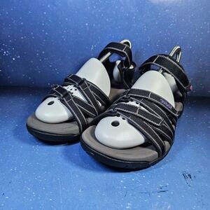 Teva Terra-Float Sandals Women 8 Black Purple Athletic Hiking Water Shoes 4266